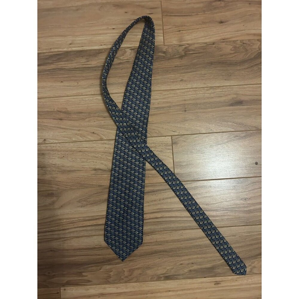 Christians Closet Mens Tie 100% Silk Tie Religious Jesus Fish Symbol Blue 58X4